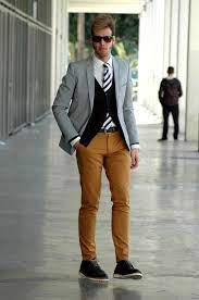 Entregas entre 3 y 7 días hábiles. Mustard Yo A Vogue Y Tu A California Pantalon Mostaza Hombre Ropa Masculina Moda Hombre