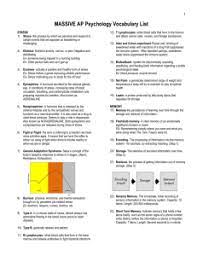 If you have several lists under different categories, you don't have to input each list separately to alphabetize each of them. Massive Ap Psychology Vocabulary List