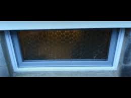 Hopper vinyl window with screen. How To Upgrade Basement Windows 50 Home Depot Youtube