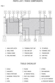 how to install merchantsmetals chain link fence