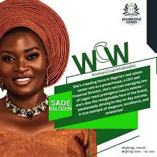 Today, we're celebrating the dynamic Mrs. @sade.balogun She's a leading  force in Nigeria's real estate sector and as a powerhouse, a CEO and  Financial Director, she's not just managing one of Lagos'