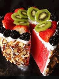 ⬇ rezept in den kommentaren ⬇. Wassermelonen Torte Fruchtiger Kuchenspass Wunderweib