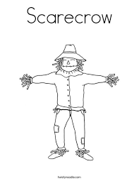 No matter how you use them, they're sure to be a highlight of the day! Scarecrow Coloring Page Twisty Noodle