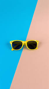 Red, yellow,blue, and red scribble painting in flat photography. Minimal Glasses Pink Blue Yellow Iphone 8 Wallpapers Free Download