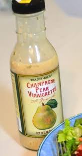 Trader Joes Champagne Pear Vinaigrette Feta Pecan And Strawberry Salad Moms Own Words Strawberry Salad Pear Walnut Salad Vinaigrette Recipes