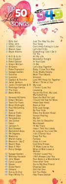 Top 50 Love Songs What S Your Favorite Wedding Song Playlist Music Playlist Music Lyrics