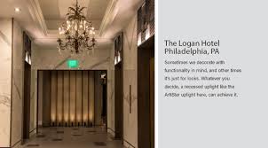 A recessed light or downlight (also pot light in canadian english, sometimes can light (for canister light) in american english) is a light fixture that is installed into a hollow opening in a ceiling. In Grade Recessed Uplight