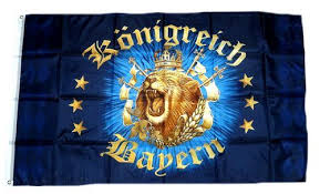 Die farben blau und weiss gehen auf die bayrische familie wittelsbacher zurück. Fahne Flagge Konigreich Bayern Lowe Deutschland Historisches Fahnenwelt