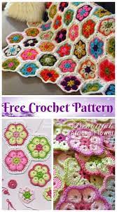 What you're looking at here is a wholly unique 6 petal puff flower baby blanket, which is less a useful accessory and more a work of art in its own right! Crochet African Flower Blanket Free Crochet Patterns Hexagon Crochet Pattern Crochet African Flowers Crochet Rug Patterns