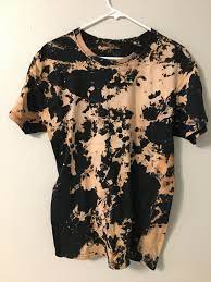 Bleach Shirt Crumble Method Diy Tie Dye Shirts Bleaching Clothes Reverse Tie Dye