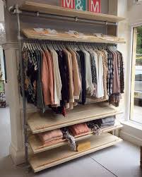 Boutique clothes racks illustrations & vectors. Clothes Rack Shoe Retail Display Handmade Rustic Industrial Scaffold Board Plank Clothing Rack Retail Display Clothes Rail