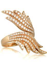 Anita Ko 18 Karat Rose Gold Diamond Wing Ring Size 7 5 Breathtaking Jewelry Trends International Jewelry Glow Jewelry