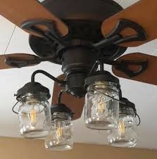 Mason Jar Light Kit For Ceiling Fan With Vintage Pints Ceiling Fan In Kitchen Vintage Ceiling Fans Ceiling Fan