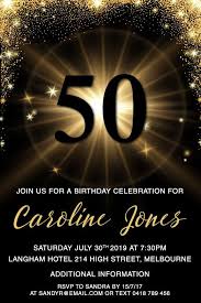 50th Birthday Party Flyer Templates Free 50th Birthday Party Invitation Template Star Party 50th Birthday Party Invitations Party Invite Template Birthday Flyer