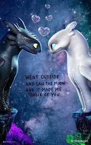 Omg Toothless Gets A Girlfriend It S Just So Cute The Trailer Comes Out In A Few Days How Train Your Dragon How To Train Dragon How To Train Your Dragon