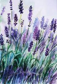 Lavender By Lulupapercranes Art Painting Flower Painting Watercolor Art