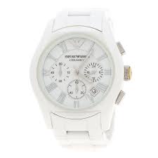 Great savings free delivery / collection on many items. Emporio Armani White Ceramic Ar1403 Men S Wristwatch 42mm Emporio Armani Tlc