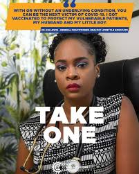 Take one! Protect your family, Protect yourself CovidBarbados  #BeatBackCOVID Dr. Kia Lewis