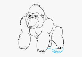 Such as png jpg animated gifs pic art logo black and white transparent etc. Svg Royalty Free Library Drawing Hoodie Easy Easy Gorilla Drawing Hd Png Download Transparent Png Image Pngitem