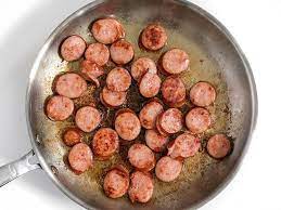 Perfect deviled eggs with a creamy, savory filling and just a hint of tang ready for serving in just minutes. Kielbasa And Cabbage Skillet With Dijon Vinaigrette Budget Bytes
