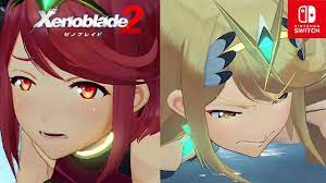 Xenoblade Chronicles 2 Wounds Pro Swimmer Pyra & Mythra Swimsuits /  Costumes Cutscenes #11 - YouTube