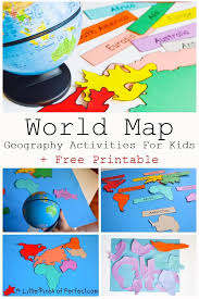 Printable flags coloring cages joined series: World Map Geography Activities For Kids Free Printable