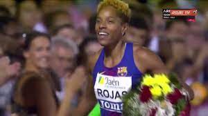 Olympics women's triple jump yulimar rojas of venezuela leads all competitors. Triple Jump Women Yulimar Rojas 15 41 Youtube