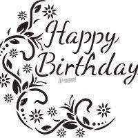 Random Stencils Archives Happy Birthday Stencils Wood Burning Patterns Stencil