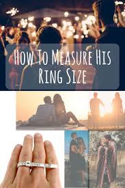 How To Measure His Ring Size Printable Ring Sizer And A