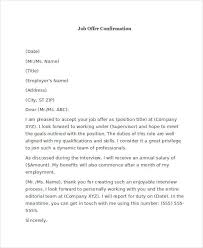 It's best to accept a job offer with a letter of acceptance. Free 7 Job Offer Email Examples Samples In Pdf Doc Examples