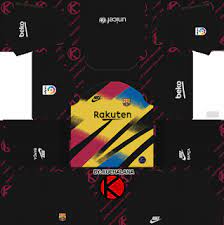 F C Barcelona 2019 2020 Nike Third Goalkeeper Kit Dream League Soccer Kits Goalkeeper Kits Soccer Kits Barcelona Soccer