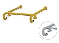 Bathroom Accessories Antibacterial Nylon ABS Stainless Steel Safety  Handrail Grab Bar for Disabled or Elderly People