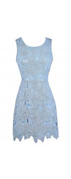 Lily Boutique Mary Oversized Floral Lace Sheath Dress In Sky Blue Cocktail Dress Lace Fitted Lace Dress Light Blue Cocktail Dress