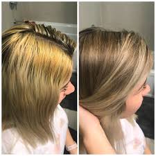 Roots Redken Shades Eq Mix Of 9v 8n 7nb 6g Redken Hair Color Hair Color Formulas Medium Brown Hair Color