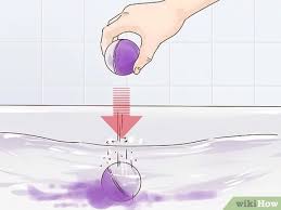 كيفية استخدام قنابل الاستحمام الفوارة صور توضيحية Wikihow