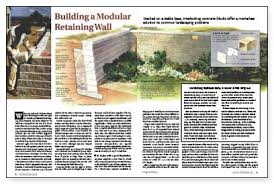 They are strong and they look good! Building A Modular Retaining Wall Fine Homebuilding