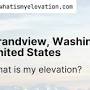 Grandview, Washington elevation from whatismyelevation.com