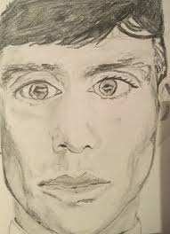 Thomas Shelby Sketch by Pamela Frame