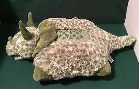 Jumbo 26 Triceratops Dream Lites Green Night Light Pillow Pet Htf Nwot Animal Pillows Green Night Lights Pillows