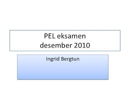 Se her om du kan ta denne type eksamen. Pel Eksamen