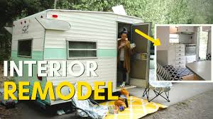 So, you have a trailer you'd like to remodel and you're not really sure where to start. Small Vintage Trailer Renovated On A Budget Step By Step Youtube