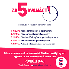 Také jsme se vydali do usa za paulínkou andreou hýblovou, která. Za 5 Dvanact Nas Hlas Milion Chvilek Pro Demokracii Facebook