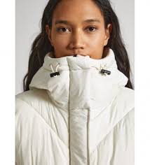 Pepe Jeans Plumífero Acolchado Mia blanco roto