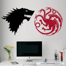 Casa Stark Y Targaryen Escudo De La Casa Stark De Ivernalia Y El Escudo De La Casa Targaryen De Ascendencia Valyria Color Secundario Vinilos Disenos De Unas