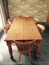 Gurteen Pine Table And And 6 Chairs For Sale In Meath On Donedeal Pine Table Kitchen Sale Table