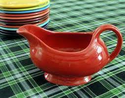 Vintage fiesta ware usa pottery jug/gravy boat. Fiesta Sauce Boats Fiesta Gravy Boats From Homer Laughlin