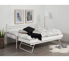 Lits Lit Banquette Gigogne Olivia 2x90x190 Cm Blanc Meuble Canape Lit Banquette Gigogne