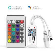 Use Small Led Controller To Upgrade Your Strip Lights Smart And Use Your Phone Or Alexa To Control Them Led Controller Strip Lighting Led