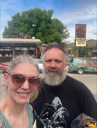 As many of you know, we keep a lot of the food we carry as local as  possible! So here are our owners, Jennifer & Joe Clark visiting one of our  favorite