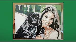 Email a good quality photo and we''ll make you a kit. Custom Paint By Number Dog Pet Photo Paint By Number Pets By Numbers